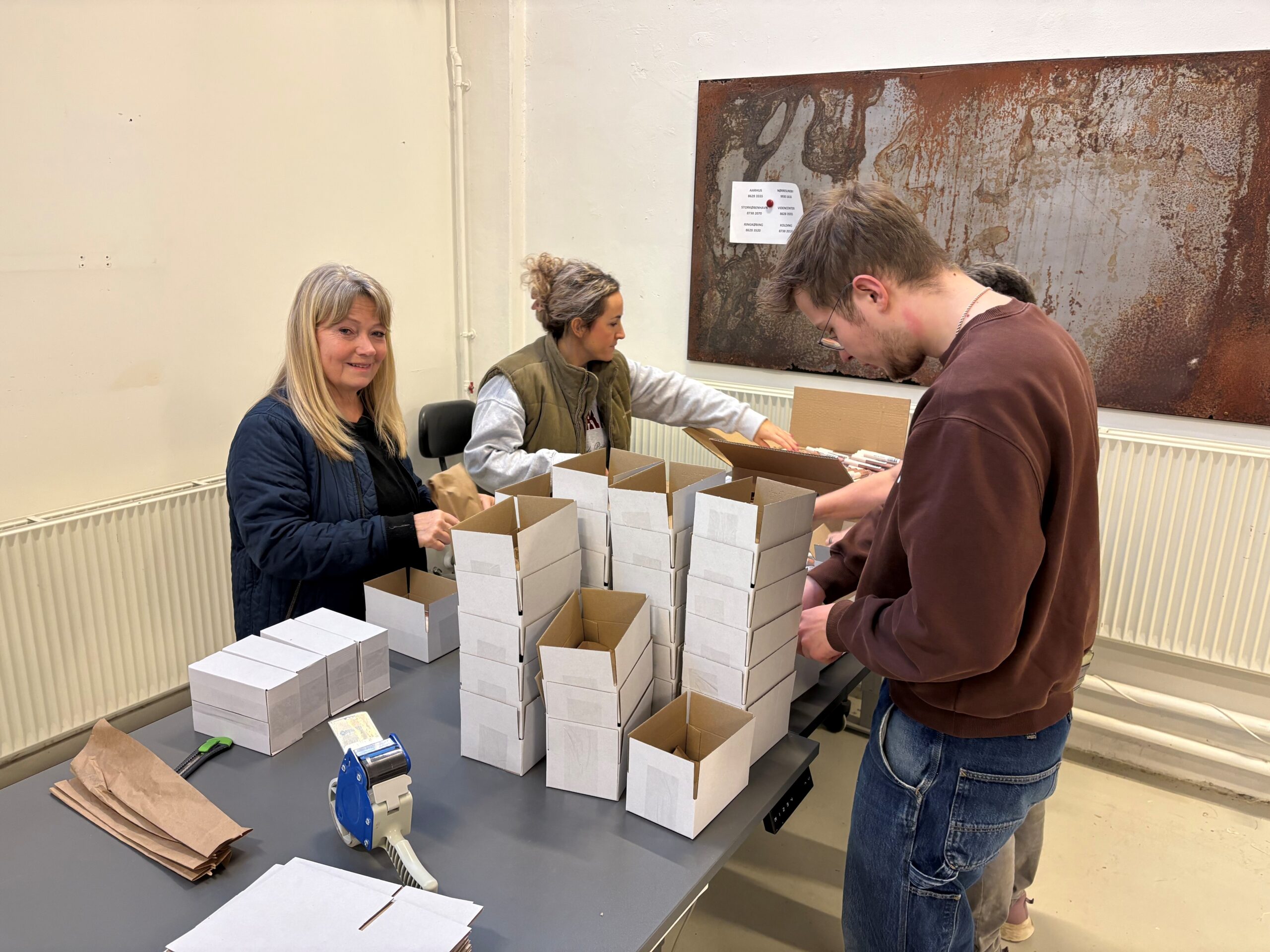 pakkeopgaver, huset venture kolding